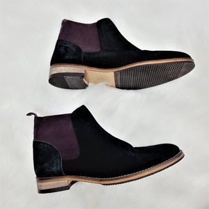 ASOS Men's Chelsea Booties Size 7 Black Suede